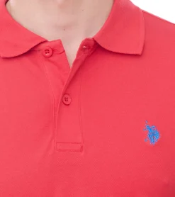 Hemden & Poloshirts*U.S. POLO ASSN. Herren Polo-Shirt schlicht oder mit farblichen Akzenten Basic-Shirt Baumwoll-Shirt Kurzarm-Shirt Gelb, Blau, Rot, Grün, Türkis, Hellblau, Schwarz