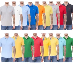 Hemden & Poloshirts*U.S. POLO ASSN. Herren Polo-Shirt Basic-Shirt Baumwoll-Shirt Kurzarm-Shirt in verschiedenen Modellen und Farben