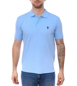 Hemden & Poloshirts*U.S. POLO ASSN. Herren Polo-Shirt Basic-Shirt Baumwoll-Shirt Kurzarm-Shirt in verschiedenen Modellen Grün, Hellblau, Rot oder Grau