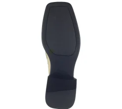 Ballerinas & Slipper*VAGABOND Damen Echtleder-Schuhe in Lack-Optik Mokassins Slipper mit Zierschnalle 5317-060-05 Beige/Silber