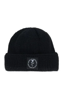 Caps & Mützen*Vertere Berlin Circle Logo Beanie schwarz