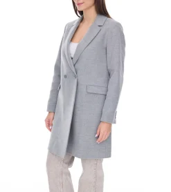 Mäntel & Jacken*vestino Damen Kurz-Mantel Alltags-Mantel stylischer Basic-Mantel Langarm-Jacke 900430 Grau