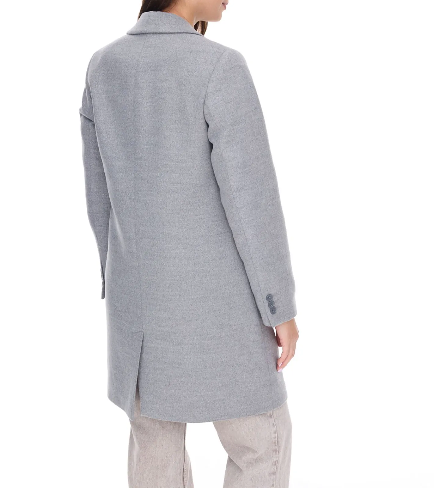 Mäntel & Jacken*vestino Damen Kurz-Mantel Alltags-Mantel stylischer Basic-Mantel Langarm-Jacke 900430 Grau