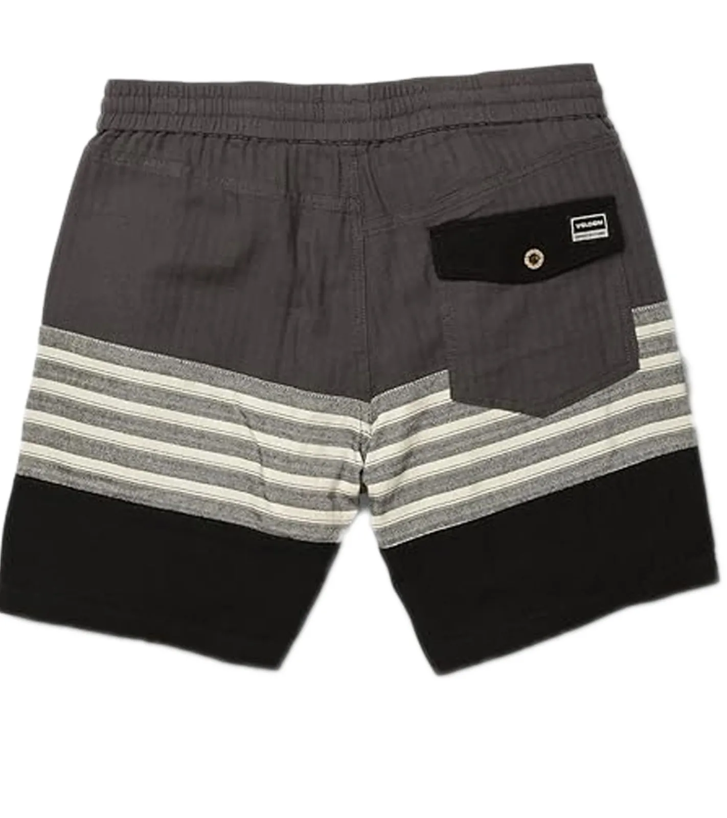 Shorts & Bermudas*VOLCOM Forzee Herren Sommer-Shorts Baumwoll-Shorts gestreifte Board-Shorts A1012002 DCR Schwarz/Grau/Beige