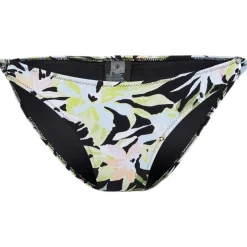 Wassersport|Bademode & Nachtwäsche*VOLCOM Off Tropic Hipster Damen Bikini-Hose Bikini-Unterteil mit floralem Muster Bademode mit seitlichen Cut Outs O2212105 MLT Bunt