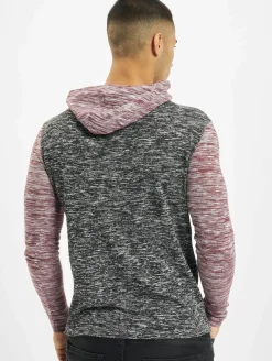 Sweater & Pullover|Pullover & Sweater*vsct 2 Btn Hooded Moulinee 2 Colour Hoodie rot