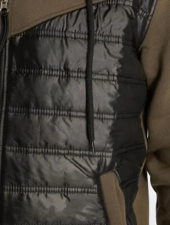 Pullover & Sweater*vsct 2 Colour Amour Zip Hoodie khaki