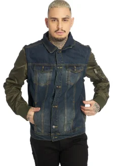 Mäntel & Jacken|Jacken & Mäntel*vsct Bomberärmel Jeansjacke blau