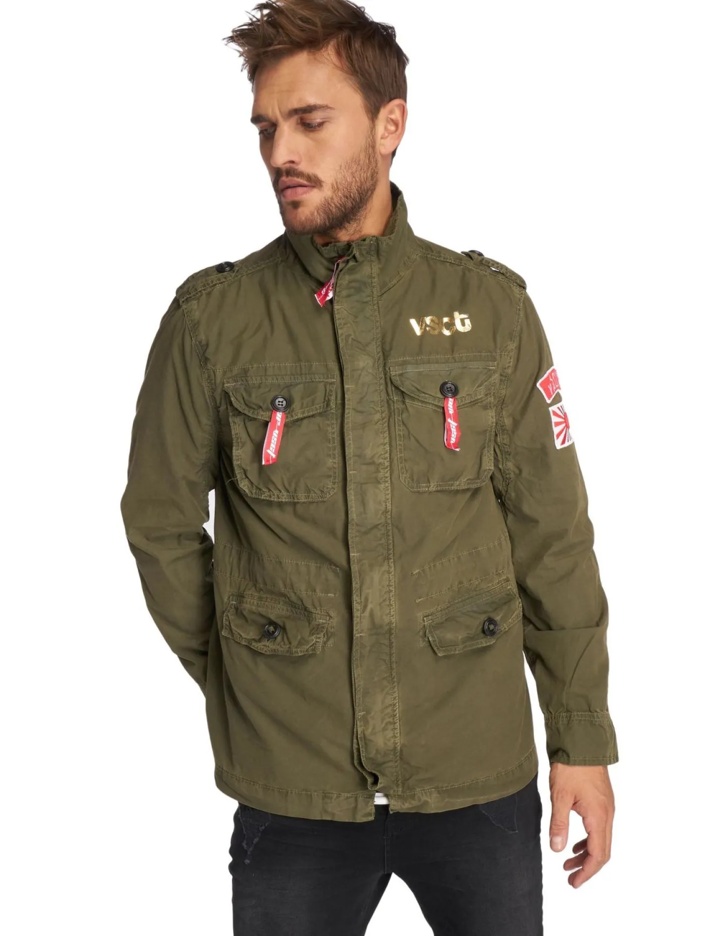 Jacken & Mäntel*vsct Customized Tiger Leichte Jacke khaki