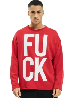 Pullover & Sweater*vsct F*ck Pullover rot