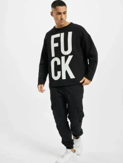 Pullover & Sweater*vsct F*ck Pullover schwarz