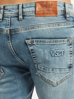 Jeans & Hosen*vsct Hank Customized Skinny Jeans Gebleichtes Weiß Reparatur