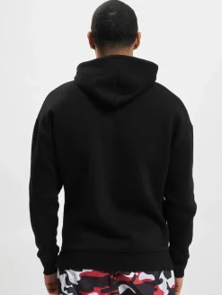 Pullover & Sweater*vsct Heavy Kangu Pkt Log Hoodie schwarz