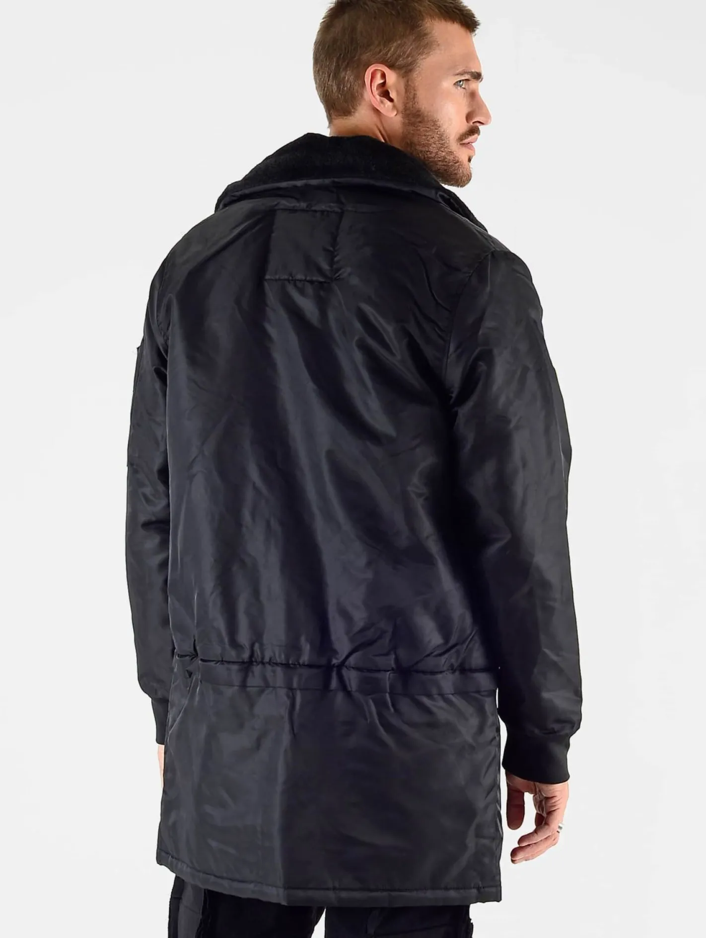 Jacken & Mäntel*vsct Huge Decor Zipper Winterjacke schwarz