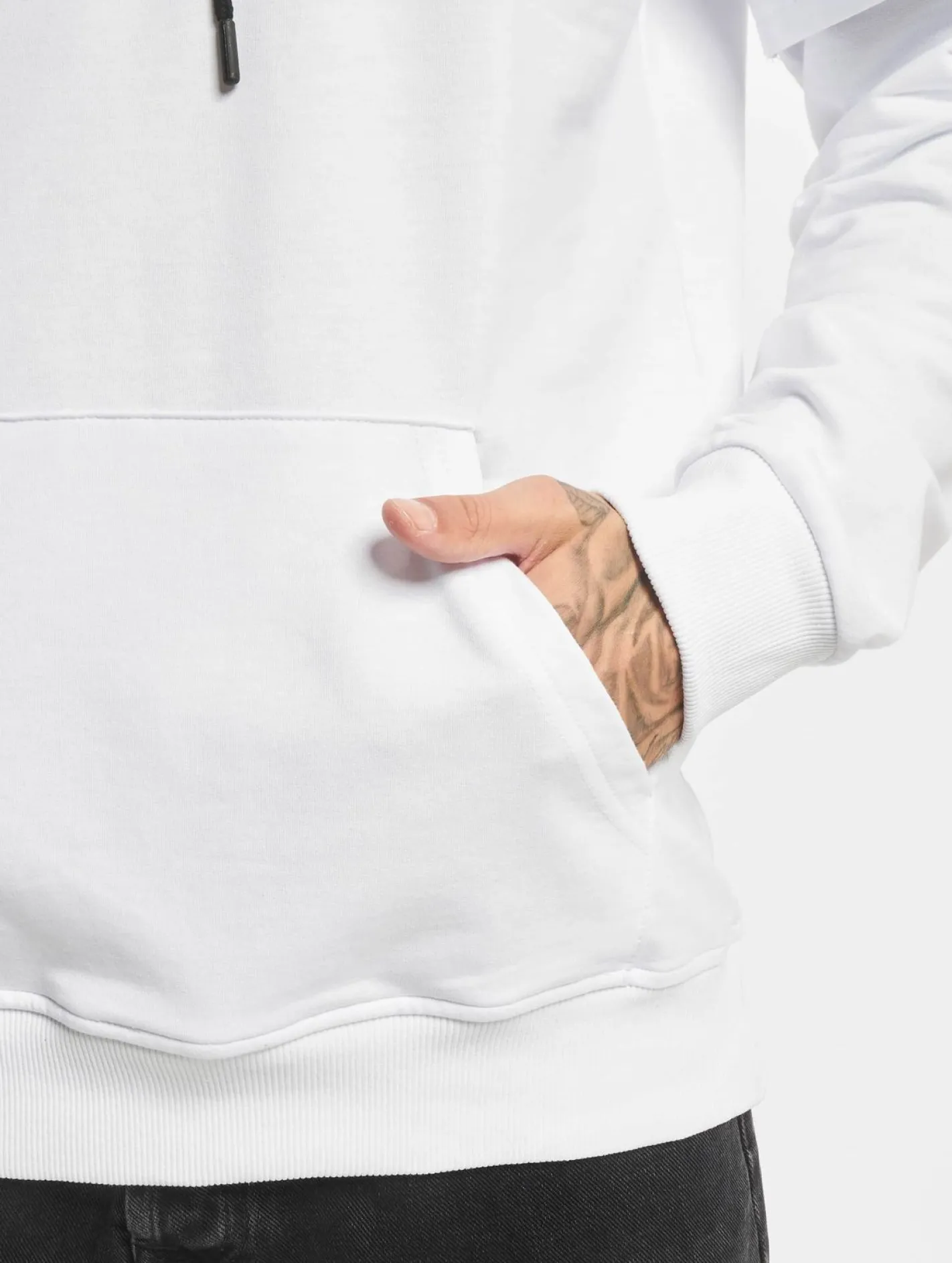 Pullover & Sweater*vsct Hybrid 2 In 1 Optic Hoodie weiß