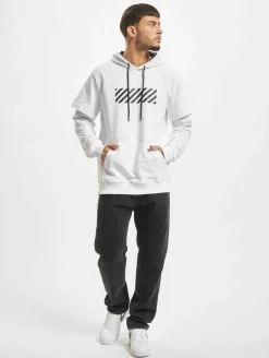 Pullover & Sweater*vsct Hybrid 2 In 1 Optic Hoodie weiß
