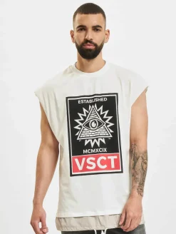 Tops & T-Shirts|T-Shirts & Tank Tops*vsct 2-in-1-T-Shirt mit übergroßem Augenmotiv, Ecru