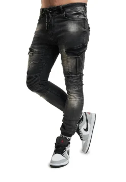 Jeans & Hosen*vsct Keanu Biker Cargo Schnürsenkel Schwarz