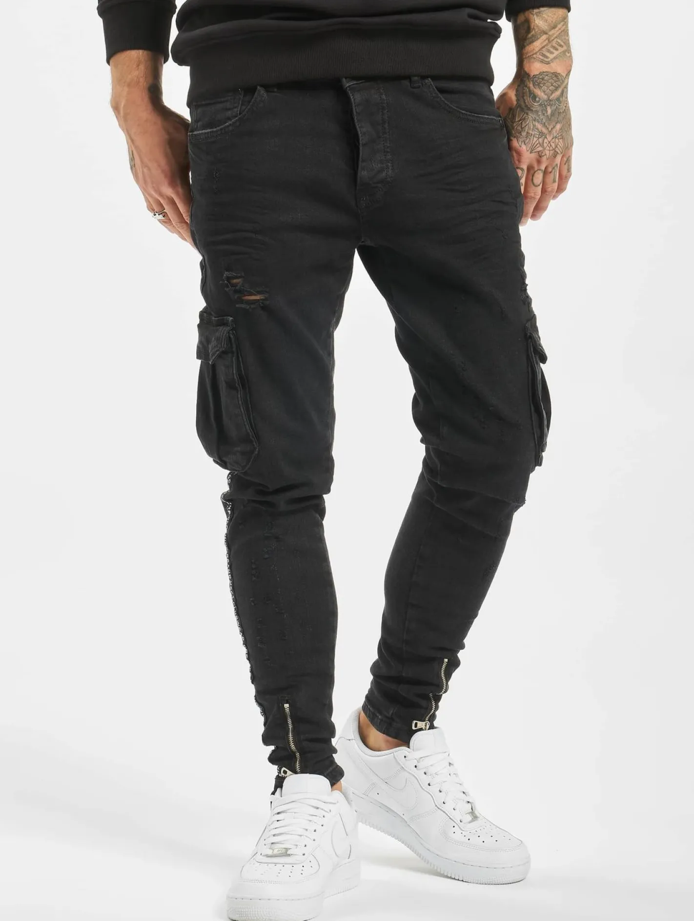 Jeans & Hosen*vsct Keanu Cargo Cargo schwarz