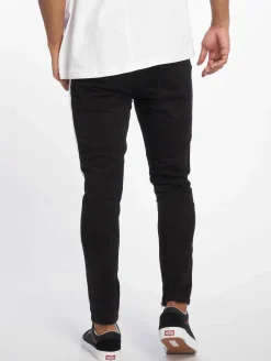 Jeans & Hosen*vsct Knox Stripe Slim Fit Jeans Schwarz Kneecut