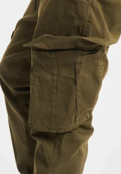 Jeans & Hosen*vsct Nick Cuffed Laces Klettverschluss Antifit Jeans Khaki