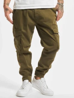 Jeans & Hosen*vsct Nick Cuffed Laces Klettverschluss Antifit Jeans Khaki