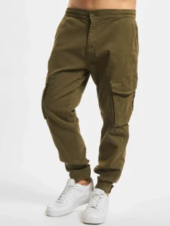 Jeans & Hosen*vsct Nick Cuffed Laces Klettverschluss Antifit Jeans Khaki