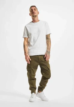 Jeans & Hosen*vsct Nick Cuffed Laces Klettverschluss Antifit Jeans Khaki