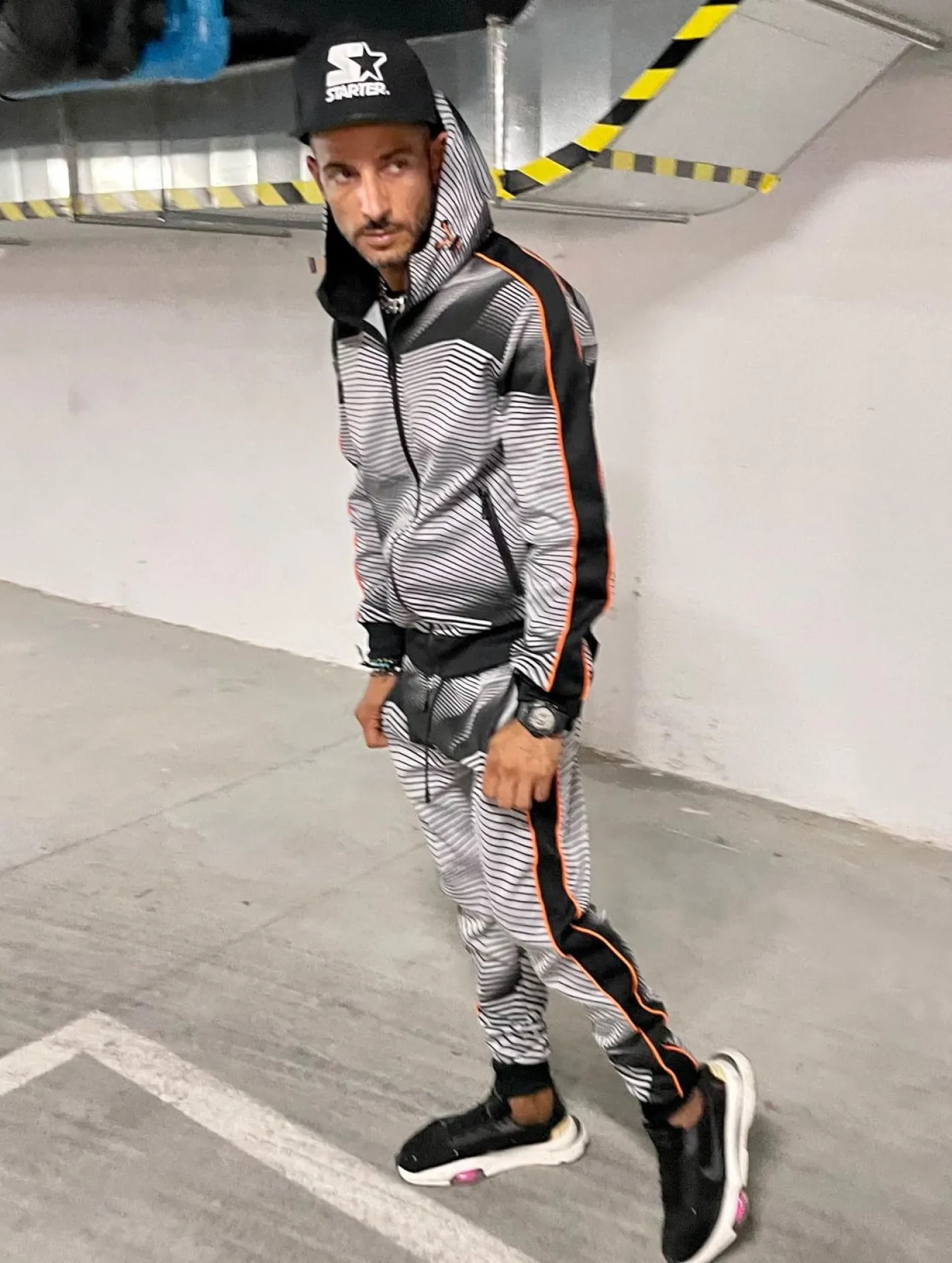 Pullover & Sweater*vsct Sound Waves Zip Hoodie schwarz