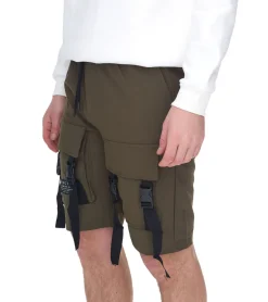 Shorts & Bermudas*vsct Spencer Herren Bermuda-Shorts Beintaschen mit Zierschnallen kurze Cargo-Hose 5643273 Khaki