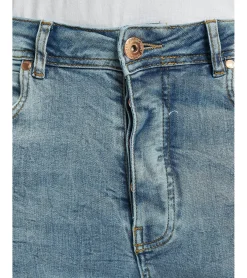 Jeans & Hosen*vsct Thor Herren Slim-Fit Jeans im Destroyed-Look Denim-Hose im 5-Pocket-Style B5642258 Blau