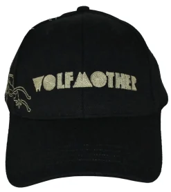 Caps & Mützen*BioworldMerch Wolfmother Unisex Rockband Trucker-Cap Baseball-Cap mit Logo-Stickerei Fan-Mütze TC109931WLM Schwarz