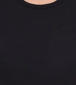 Tops & T-Shirts*WORXWEAR Damen T-Shirt modisches Rundhals-Shirt mit 180gsm Kurzarm-Shirt Schwarz