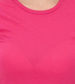 Tops & T-Shirts*WORXWEAR Damen T-Shirt modisches Rundhals-Shirt mit 180gsm Kurzarm-Shirt Rosa