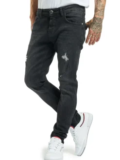 Jeans & Hosen*2Y Premium Boran Slim Fit Jeans schwarz