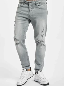 Jeans & Hosen*2Y Premium Emil Carrot Slim Fit Jeans grau