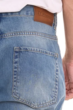 Jeans & Hosen*2Y Premium Herren Jeans stylische Denim-Hose verschiedene Modelle Blau