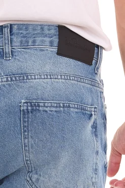 Jeans & Hosen*2Y Premium Herren Jeans stylische Denim-Hose im Used-Look B6934BLU Blau