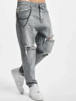 Jeans & Hosen*2Y Premium Quinn Karottenjeans Blau