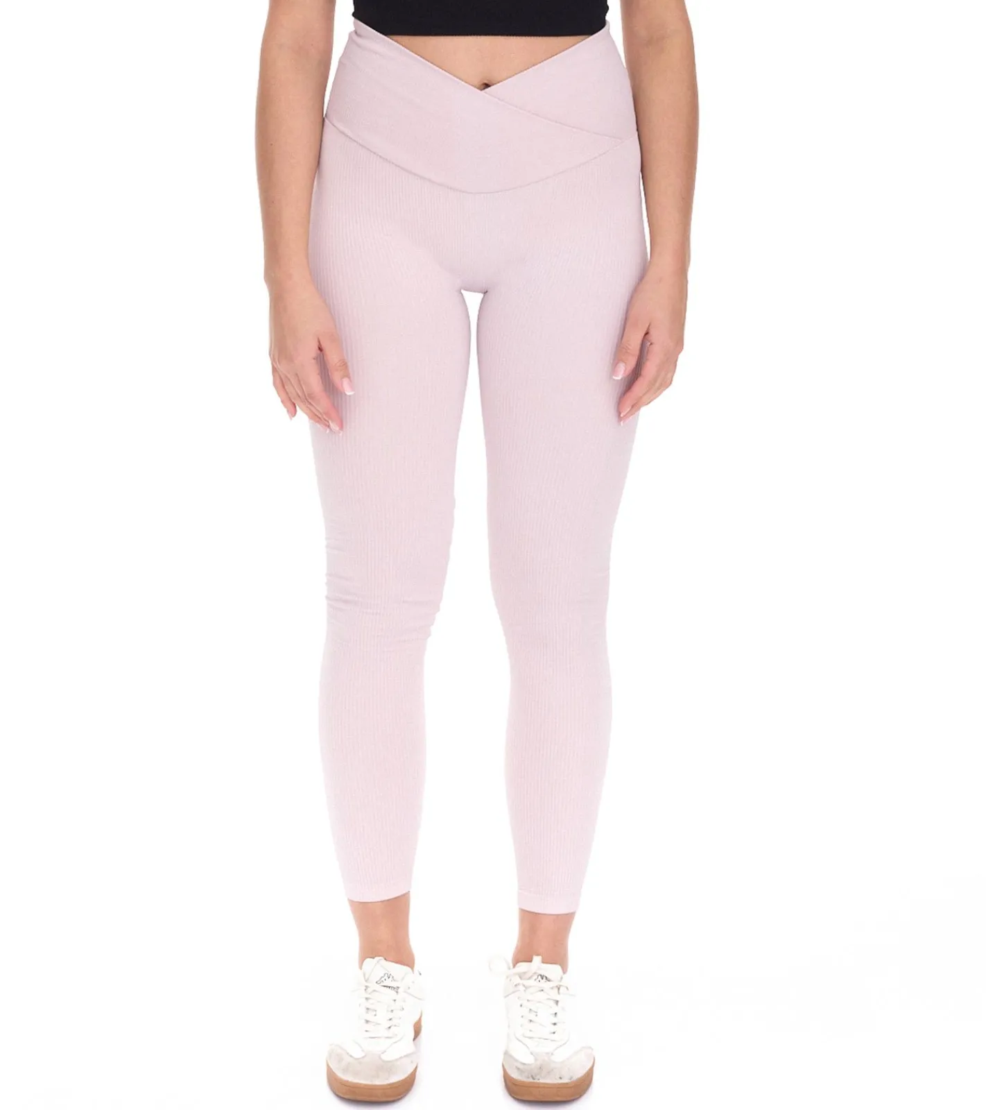 Sportunterbekleidung|Fitnessmode & Jogginghosen*YOU DO YOU Damen Leggings modische Fitness-Hose Workout-Hose Sport-Tights High Waist Yoga-Mode 904991 Rosa