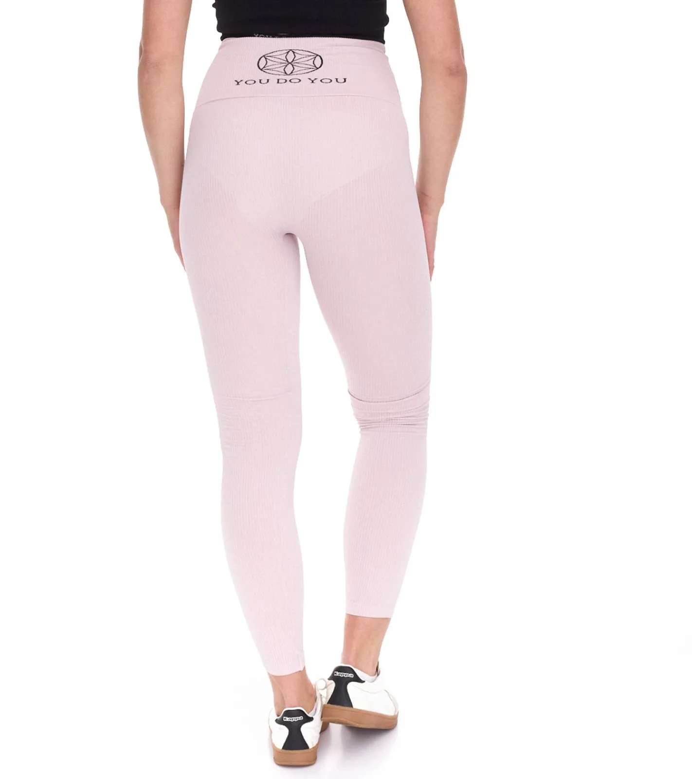 Sportunterbekleidung|Fitnessmode & Jogginghosen*YOU DO YOU Damen Leggings modische Fitness-Hose Workout-Hose Sport-Tights High Waist Yoga-Mode 904991 Rosa