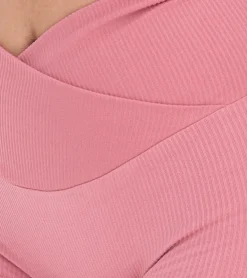 Sportunterbekleidung|Fitnessmode & Jogginghosen*YOU DO YOU Damen Leggings modische Fitness-Hose Workout-Hose Sport-Tights High Waist Yoga-Mode 904991 Alt-Rosa