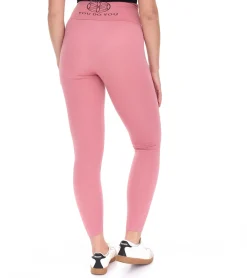 Sportunterbekleidung|Fitnessmode & Jogginghosen*YOU DO YOU Damen Leggings modische Fitness-Hose Workout-Hose Sport-Tights High Waist Yoga-Mode 904991 Alt-Rosa