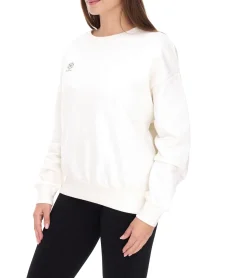 Sweater & Pullover*YOU DO YOU Damen Pullover mit Rücken-Print Baumwoll-Sweater Langarm-Shirt Yoga-Mode 905071 Weiß