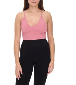 Unterwäsche|Sportoberbekleidung*YOU DO YOU Damen Sport-BH Sport-Bustier nahtloses Sport-Oberteil Yoga-BH 904951 Alt-Rosa