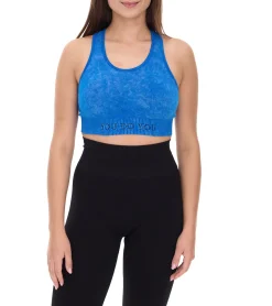 Unterwäsche|Sportoberbekleidung*YOU DO YOU Damen Sport-BH Sport-Oberteil stylischer Trainings-BH Yoga-BH 904901 Blau
