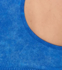 Unterwäsche|Sportoberbekleidung*YOU DO YOU Damen Sport-BH Sport-Oberteil stylischer Trainings-BH Yoga-BH 904901 Blau