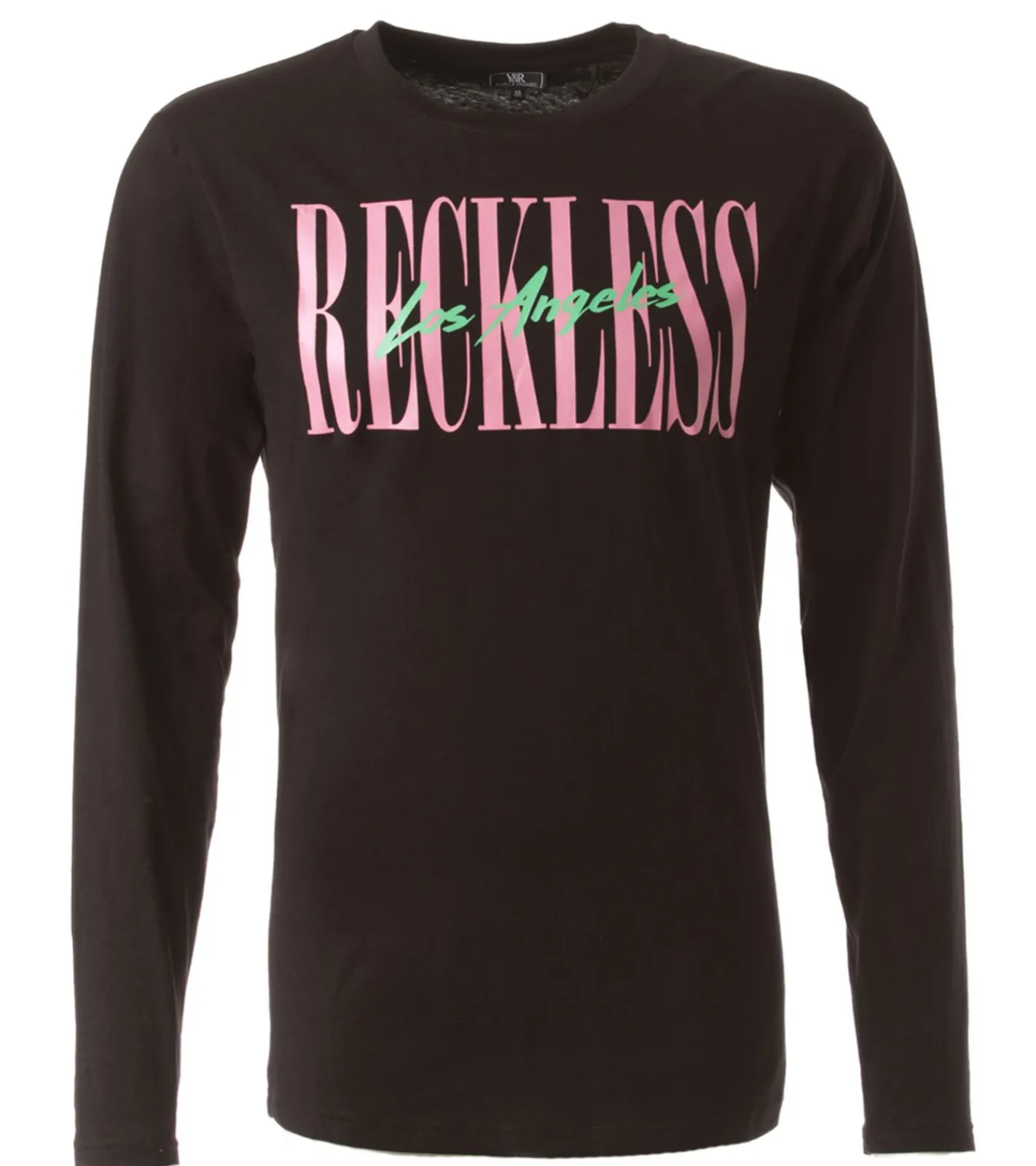 Pullover & Sweater*YOUNG  & RECKLESS YOUNG & RECKLESS LA Vintage Herren Baumwoll-Shirt Longsleeve MTS3230BLK-200 Schwarz