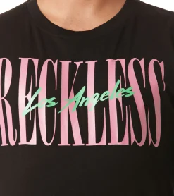 Pullover & Sweater*YOUNG  & RECKLESS YOUNG & RECKLESS LA Vintage Herren Baumwoll-Shirt Longsleeve MTS3230BLK-200 Schwarz