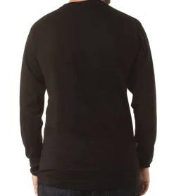 Pullover & Sweater*YOUNG  & RECKLESS YOUNG & RECKLESS LA Vintage Herren Baumwoll-Shirt Longsleeve MTS3230BLK-200 Schwarz